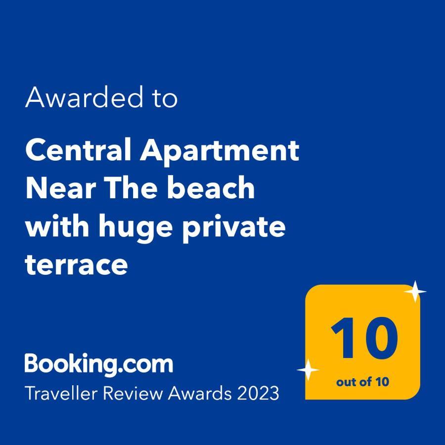 Central Apartment Near The Beach With Huge Private Terrace Λουτράκι Εξωτερικό φωτογραφία
